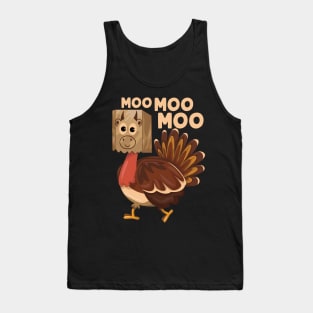 Fake Cow Moo Moo Moo To enable all products, your file Tank Top